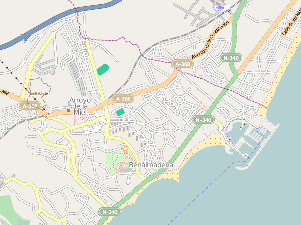 Benalmadena Map