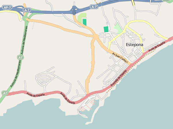 Estepona Map