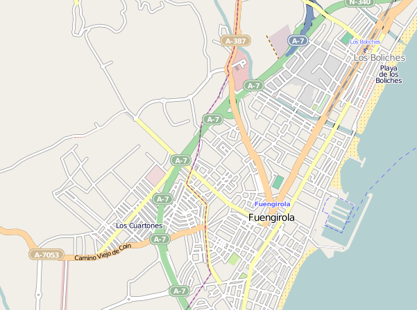 Fuengirola Map