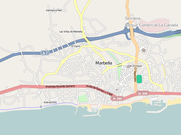 Marbella Map